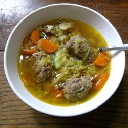 cabbage beef soup