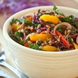 Rainbow Kale Slaw