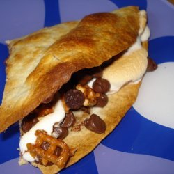 S'mores & Pretzels Quesadillas