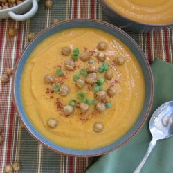 Creamy Sweet Potato With Ginger Soup