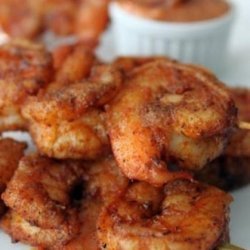 Spicy Louisiana Cajun Shrimp With Chipotle Mayonnaise