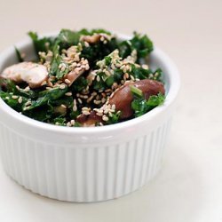 Raw Shiitake Kale Salad