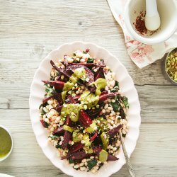 White Beans With Beets