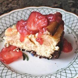 Corby's Cheesecake With Strawberry Sauce