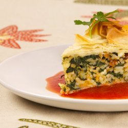 Spinach and Rice Pie