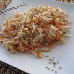 Kohlrabi Salad in Fennel Seed Dressing