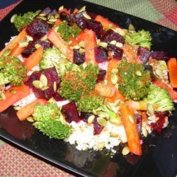 Superfood Salad With Moroccan Dressing