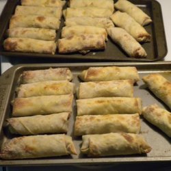 Baked Not Fried Egg Rolls