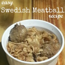 Easy Swedish Meatballs