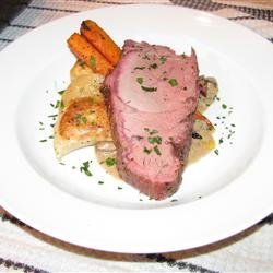 Beef Tenderloin in Creamy Porcini Sauce