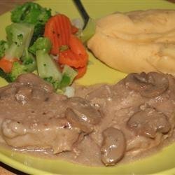 Creamy Drunken Mushroom Pork Chops