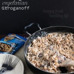 Easy Vegetarian Stroganoff