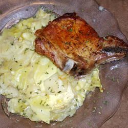 Pork Chop and Cabbage Casserole