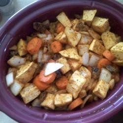 Slow Cooker Root Vegetable Tagine