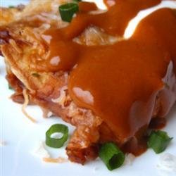 Super Easy Slow Cooker Chicken Enchilada Meat