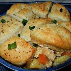 Quick Homestyle Chicken and Biscuits