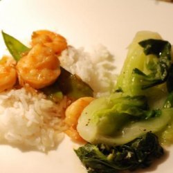 Stir-Fried Ginger Shrimp With Snow Peas