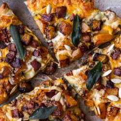 Roasted Butternut Squash With Caramelized Onions, Gorgonzola and