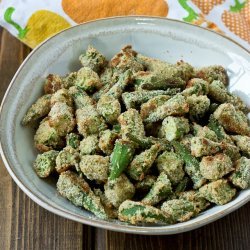 Oven Fried Okra