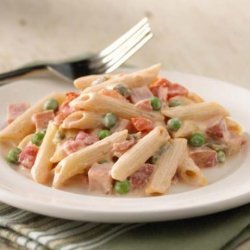 Creamy Ham and Penne Pasta