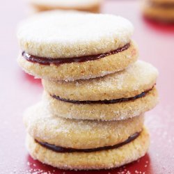 Raspberry Almond Cookies