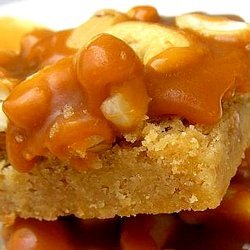 Caramel Cashew Bars