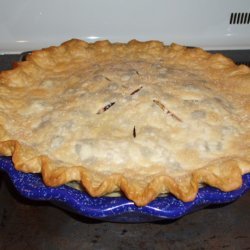 Blueberry Rhubarb Pie