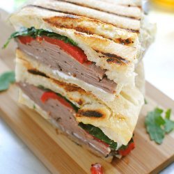 Roast Beef & Peppers Panini