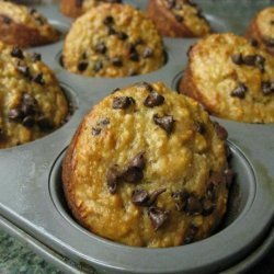 Banana Oatmeal Chocolate Muffins