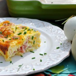 Ham and Cheese Omelet Bake