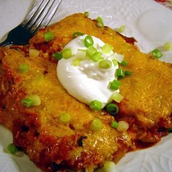 Chicken and Spinach Enchiladas