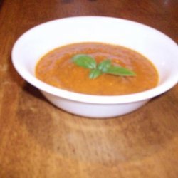  healthy  Cream of Fire-Roasted Tomato Soup