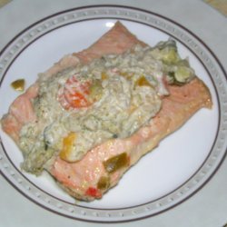 Lemon-Pepper and Vegetable Salmon