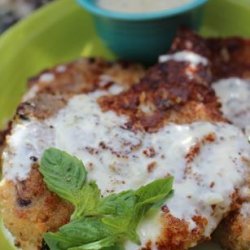 Pork Schnitzel Mit Smoked Gouda Sauce