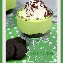 Easy Grasshopper Pie (For 2)