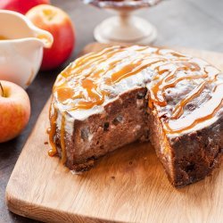 Apple Cake With Buttermilk Sauce