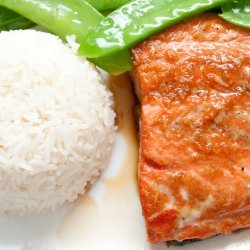 Bourbon-Glazed  Salmon