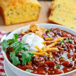 Beef and Black Bean Chili