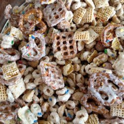 *Tink's White Chocolate, Honey-Nut, Birthday Party Chex Mix