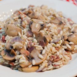 Bacon & Mushroom Risotto