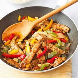 Jamaican Pork Stir-Fry