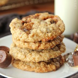 Crispy Oatmeal M&m Cookies