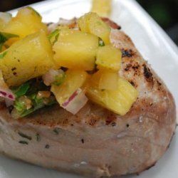 Yellowfin Tuna With Fresh Pineapple Salsa