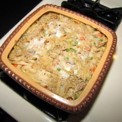 Lower Fat Turkey Tetrazzini Without Mushrooms