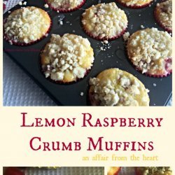 Lemon Raspberry Crumb Muffins