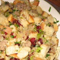 Dried Cherry and Italian Sausage Stuffing