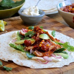 Chicken Salsa Fajitas