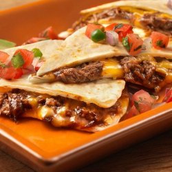 Spicy Beef Quesadillas