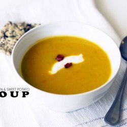 Basic Sweet Potato & Pumpkin Soup