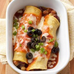 4 Bean Enchiladas